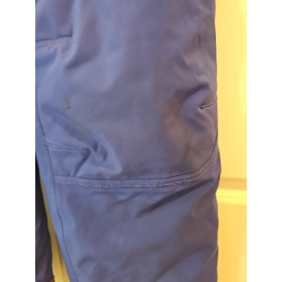LL Bean Snow Pants TEK Heavy Duty Grow Cuffs Blue Size 12 Insulated - Picture 3 of 9
